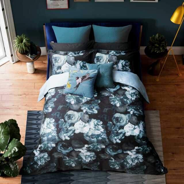 Ted Baker Painted Blooms Kingsize Duvet Cover Set, Multi - image 1