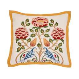 Morris & Co Seasons By May Cushion 45cm x 45cm, Indigo