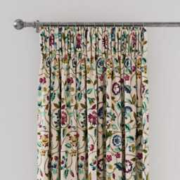 "Land & Shore Esther Lined Curtains 66"" x 54"", Multi"