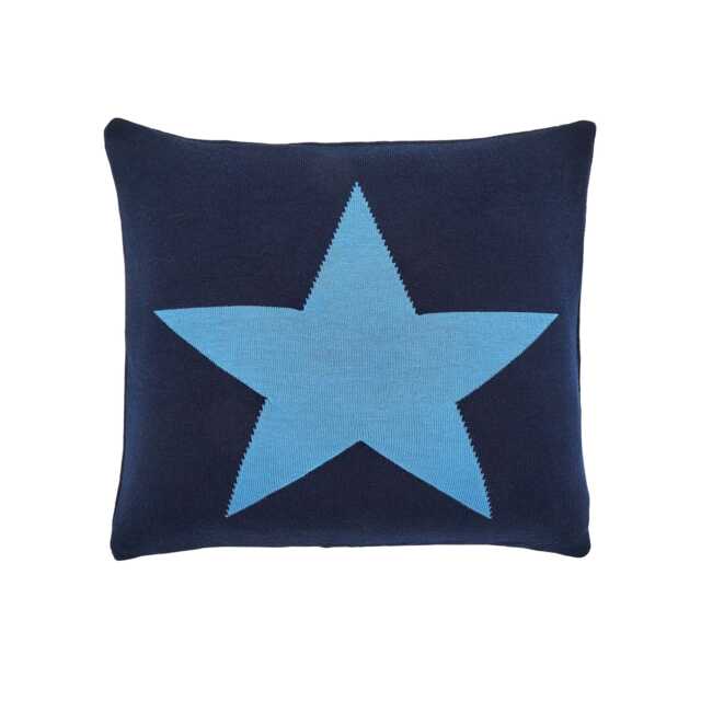 Helena Springfield Long Island Star Cushion 45cm x 45cm, Blue - image 1