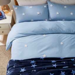 Helena Springfield Long Island Star Cushion 45cm x 45cm, Blue - thumbnail 2