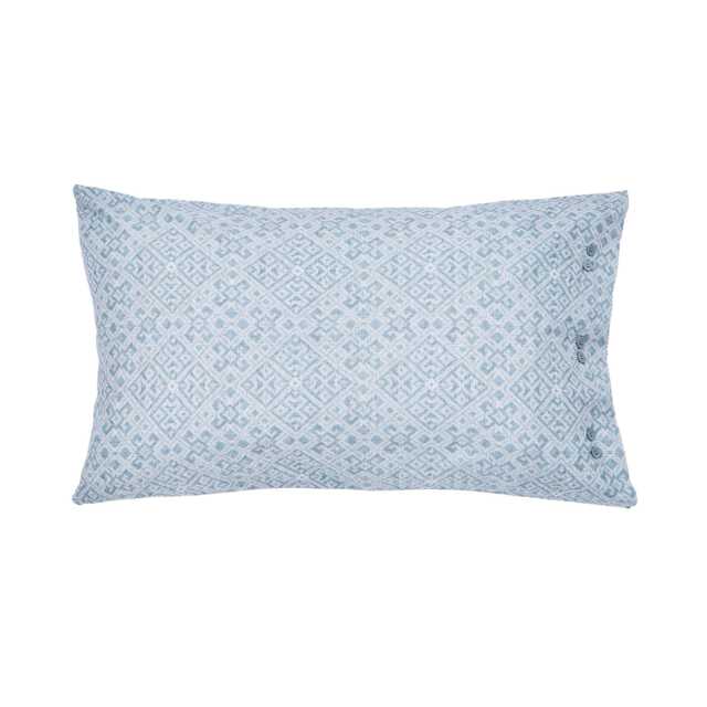 Bedeck of Belfast Aldin Pair of Standard Pillowcases, Celadon - image 1