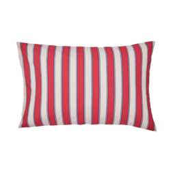 Land & Shore Alec Pair of Standard Pillowcases, Blue/Red