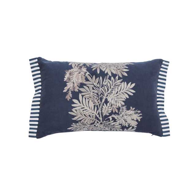 Sanderson Tapestry Tree Cushion 60cm x 40cm, Blue - image 1