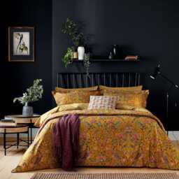 William Morris Seasons By May Single Duvet Cover Set, Saffron - thumbnail 2