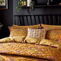 William Morris Seasons By May Single Duvet Cover Set, Saffron - thumbnail 1