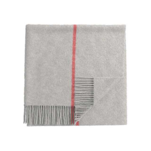 Bedeck of Belfast Celina Woven Throw, Coral - image 1