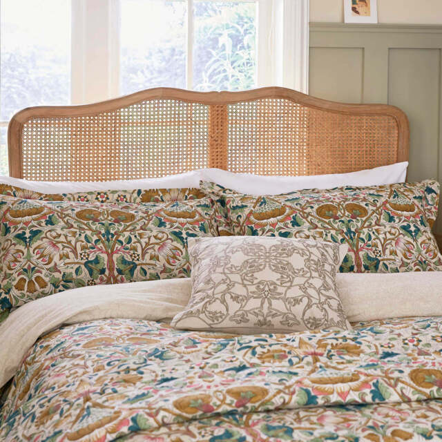 William Morris Lodden Kingsize Duvet Cover Set, Primrose - image 1