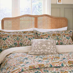 William Morris Lodden Kingsize Duvet Cover Set, Primrose