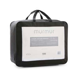 Murmur Luxury Cotton Percale Mattress Topper Single - thumbnail 2