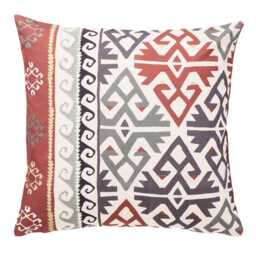 William Morris Crown Imperial Embroidered Cushion 50cm x 50cm, Red - thumbnail 1