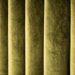 "Helena Springfield Escala Lined Curtains 66"" x 54"", Olive" - thumbnail 2