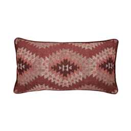 Bedeck of Belfast Navajo Cushion 70cm x 40cm, Red/Natural