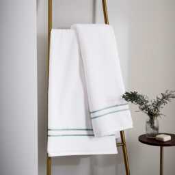 Bedeck of Belfast Fine Linens Murano Hand Towel, Celadon - thumbnail 2
