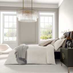 Bedeck of Belfast Asha Textured Weave Single Duvet Cover, Chalk - thumbnail 2