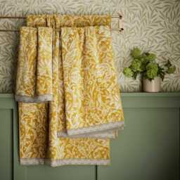 Morris & Co Elmcote Bath Towel, Sunflower - thumbnail 2