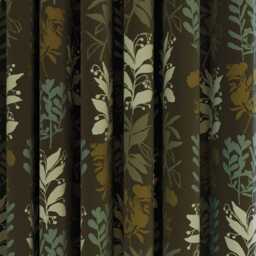 "Helena Springfield Simply Scandi Frey Lined Curtains 66"" x 72"", Green" - thumbnail 2