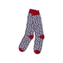 Land & Shore Seedling Socks, Blue/Red