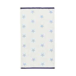 Helena Springfield Long Island Star Bath Towel, Blue & Red - thumbnail 1