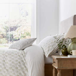 Murmur Georgia Pair of Standard Pillowcases, Mourne Green - thumbnail 2