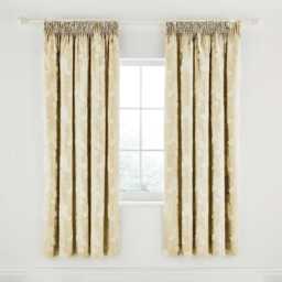 "Sanderson Ashbee Curtains 66"" x 72"", Soft Gold" - thumbnail 1