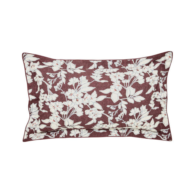 Bedeck of Belfast Aris Oxford Pillowcase, Mulberry - image 1