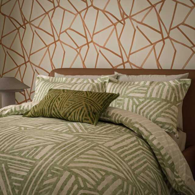 Harlequin Crater Super Kingsize Duvet Cover SET, Jade - image 1
