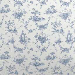 V&A Enchanted Garden Cushion 45cm x 45cm, Blue - thumbnail 2