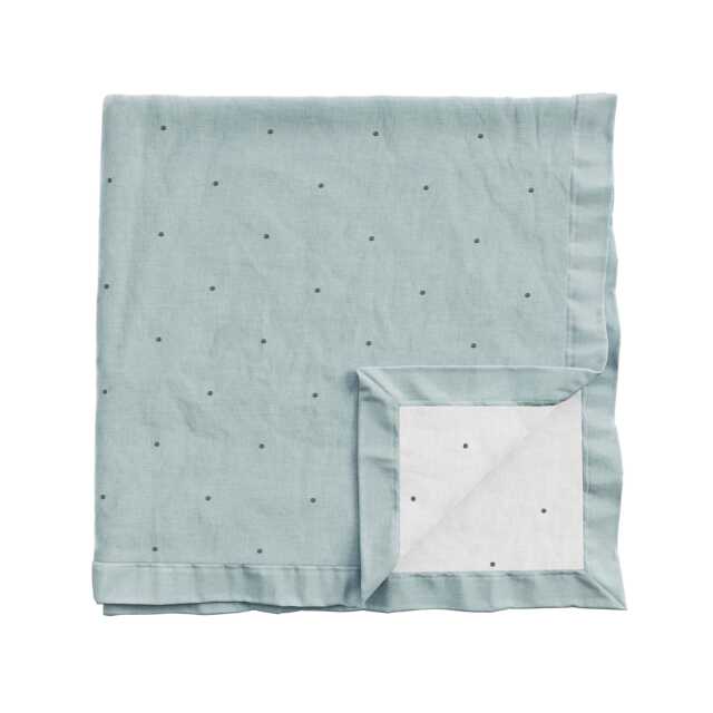Bedeck of Belfast Sybil Quilted Throw, Duck Egg - image 1