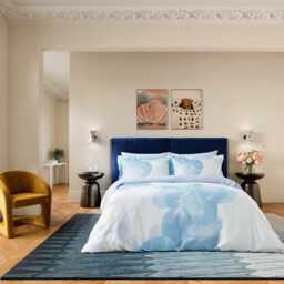 Ted Baker Photo Magnolia Kingsize Duvet Cover SET, Blue - thumbnail 2