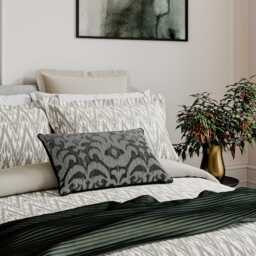 Bedeck of Belfast Nadir Single Duvet Cover Set, Green
