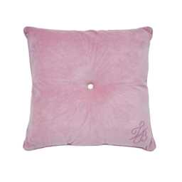 Ted Baker Branded Button Cushion 50cm x 50cm, Pink