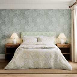 Sanderson Pyramus Single Duvet Cover Set, Gold - thumbnail 2