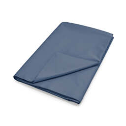 By Bedeck 500 Thread Count Plain Dye Super Kingsize Flat Sheet, Navy - thumbnail 1