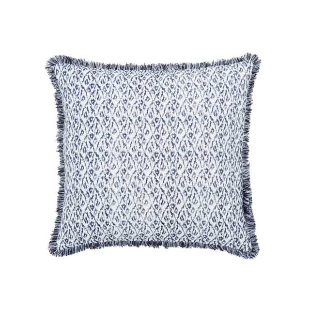 Bedeck of Belfast Miya Cushion 50cm x 50cm, Chambray Blue - image 1