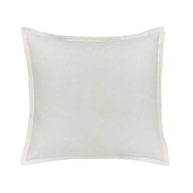 William Morris Pure Linen Cotton Sham Pillowcase, Silver - image 1
