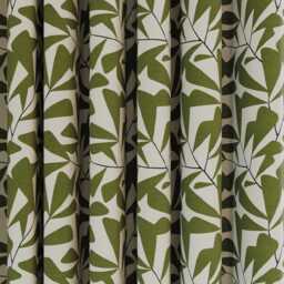 "Helena Springfield Simply Scandi Leni Lined Curtains 90"" x 90"", Green" - thumbnail 2