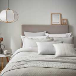 Murmur Hush Single Duvet Cover, Cloud Grey - thumbnail 1