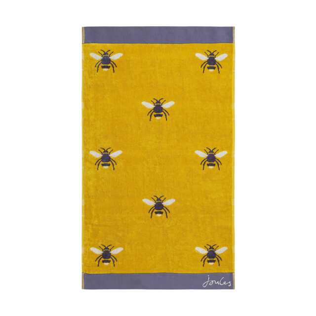 Joules Botanical Bee Bath Sheet, Gold - image 1