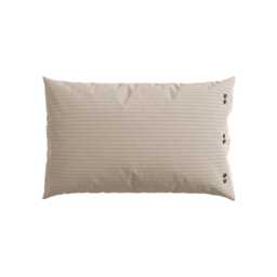 Bedeck of Belfast Umma Pair of Standard Pillowcases, Charcoal/Gold - thumbnail 1