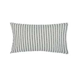Burleigh x Bedeck of Belfast Regal Peacock Pair of Standard Pillowcases, Charcoal/White - thumbnail 1