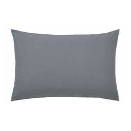 1951 50/50 Percale Standard Pillowcase, Charcoal