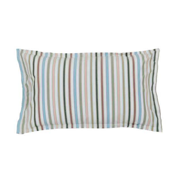 Land & Shore Barrow Stripe Pair of Oxford Pillowcases, Multi - image 1
