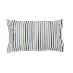 Land & Shore Barrow Stripe Pair of Oxford Pillowcases, Multi - thumbnail 1