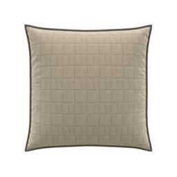 Bedeck of Belfast Rana Sham Pillowcase, Warm Grey