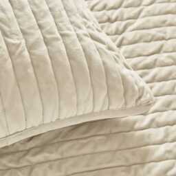 Murmur Flynn Quilted Cushion 50cm x 50cm, Linen - thumbnail 2