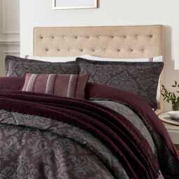 1951 Lavana Kingsize Duvet Cover, Mulberry - thumbnail 2