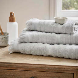 Murmur Leif Bath Sheet, Cloud Grey - thumbnail 2