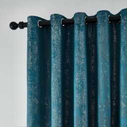 "Helena Springfield Roma Lined Curtains 90"" x 90"", Emerald" - thumbnail 2