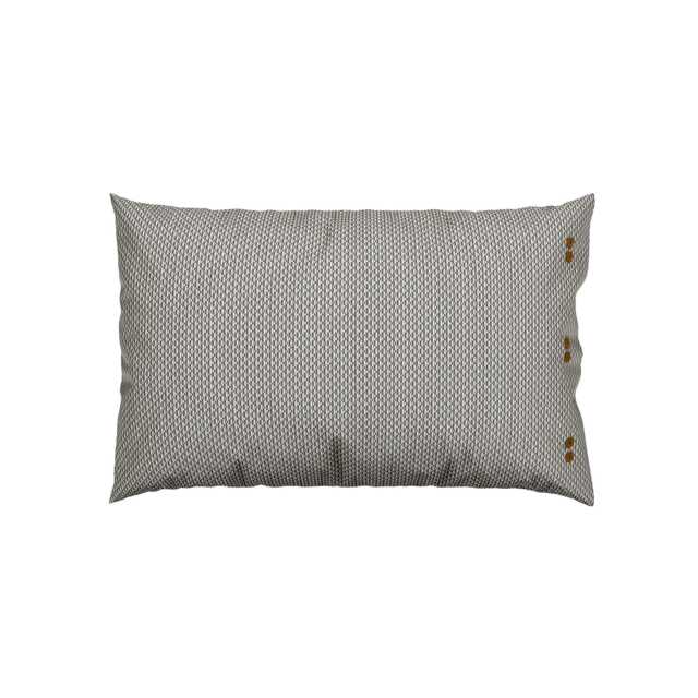 Bedeck of Belfast Oscar Pair of Standard Pillowcases, Charcoal & Tan - image 1